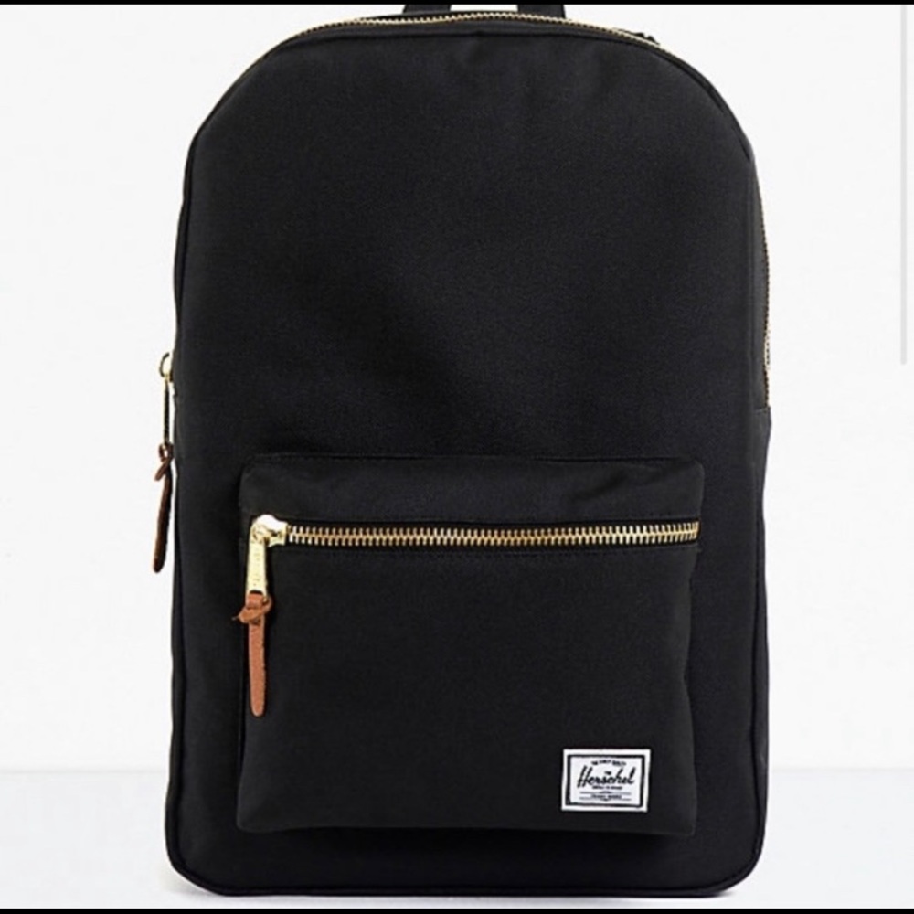 Herschel Supply Company black nylon backpack